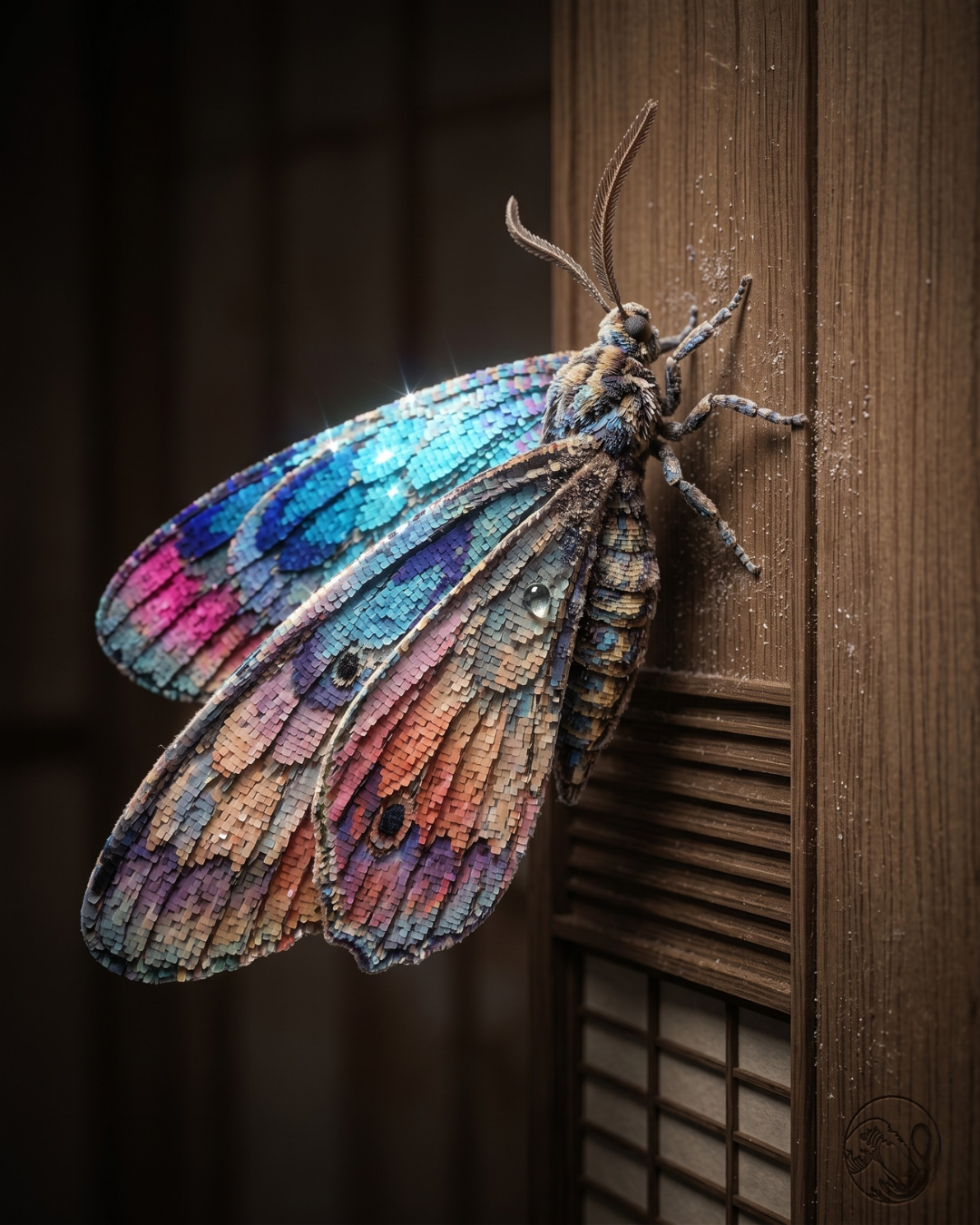 Moth-Wing Macro Mosaic